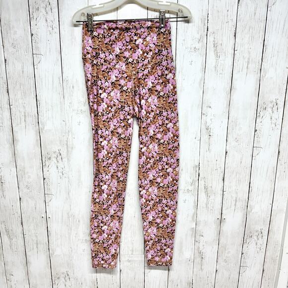 Offline by Aerie Pants Women Size Small Multicolor Floral Full Length Leggings - Picture 1 of 5